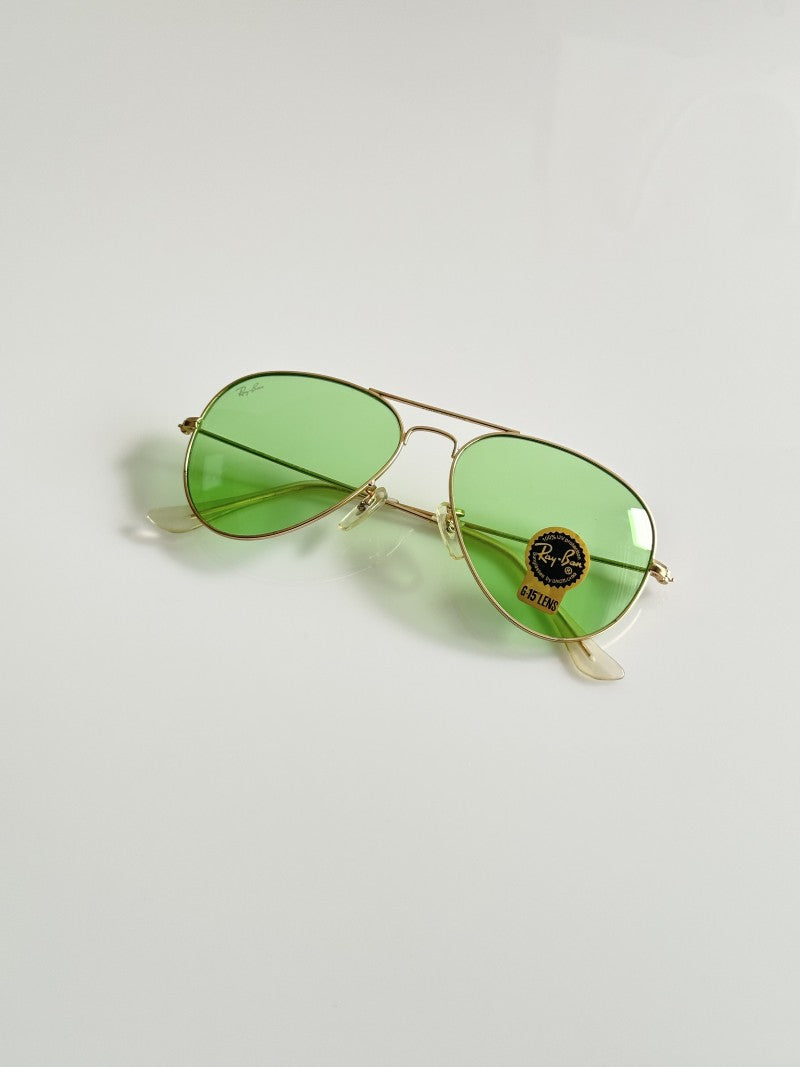Rayban Aviator Gold SEAGreen