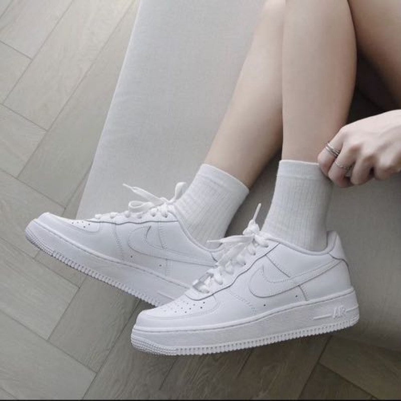 .ni.ke Airforce 1 white men s semi ua with og box card dust bag n all