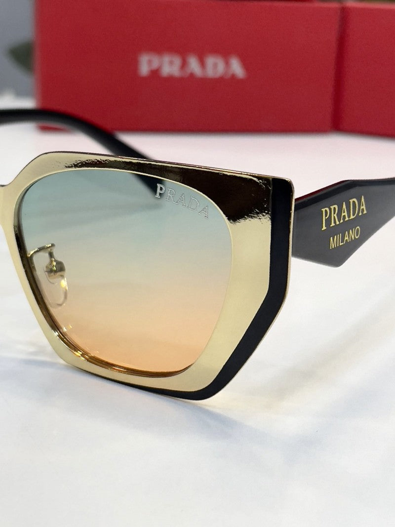 Prada 018 golden multi shaded