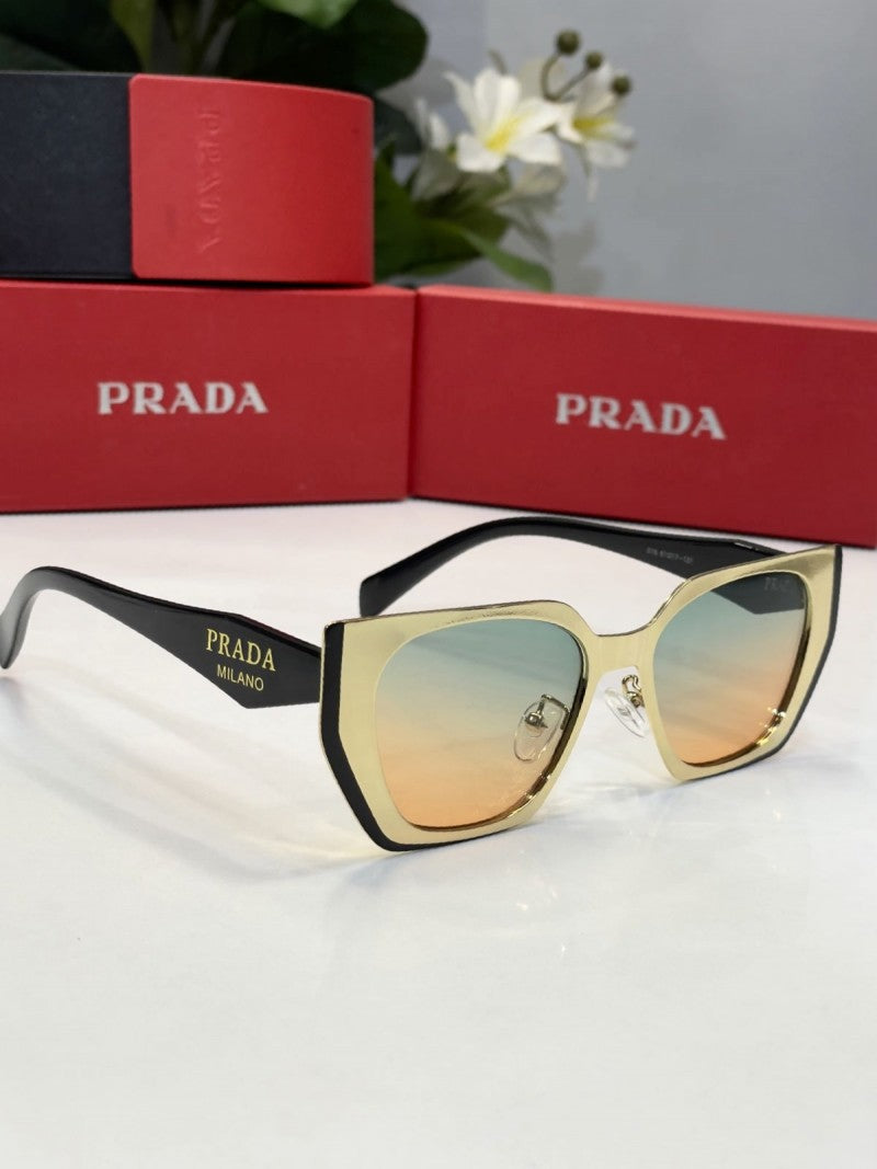 Prada 018 golden multi shaded