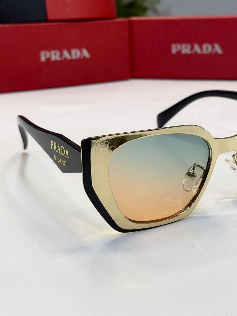 Prada 018 golden multi shaded