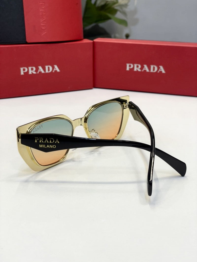 Prada 018 golden multi shaded