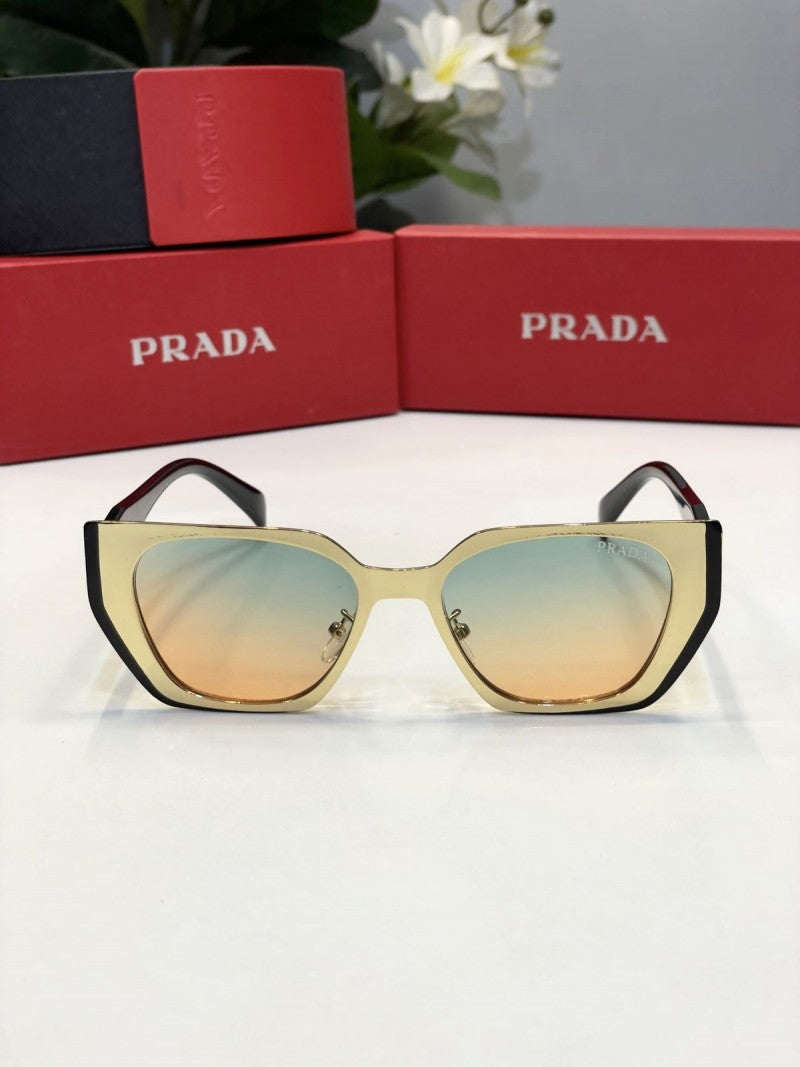 Prada 018 golden multi shaded