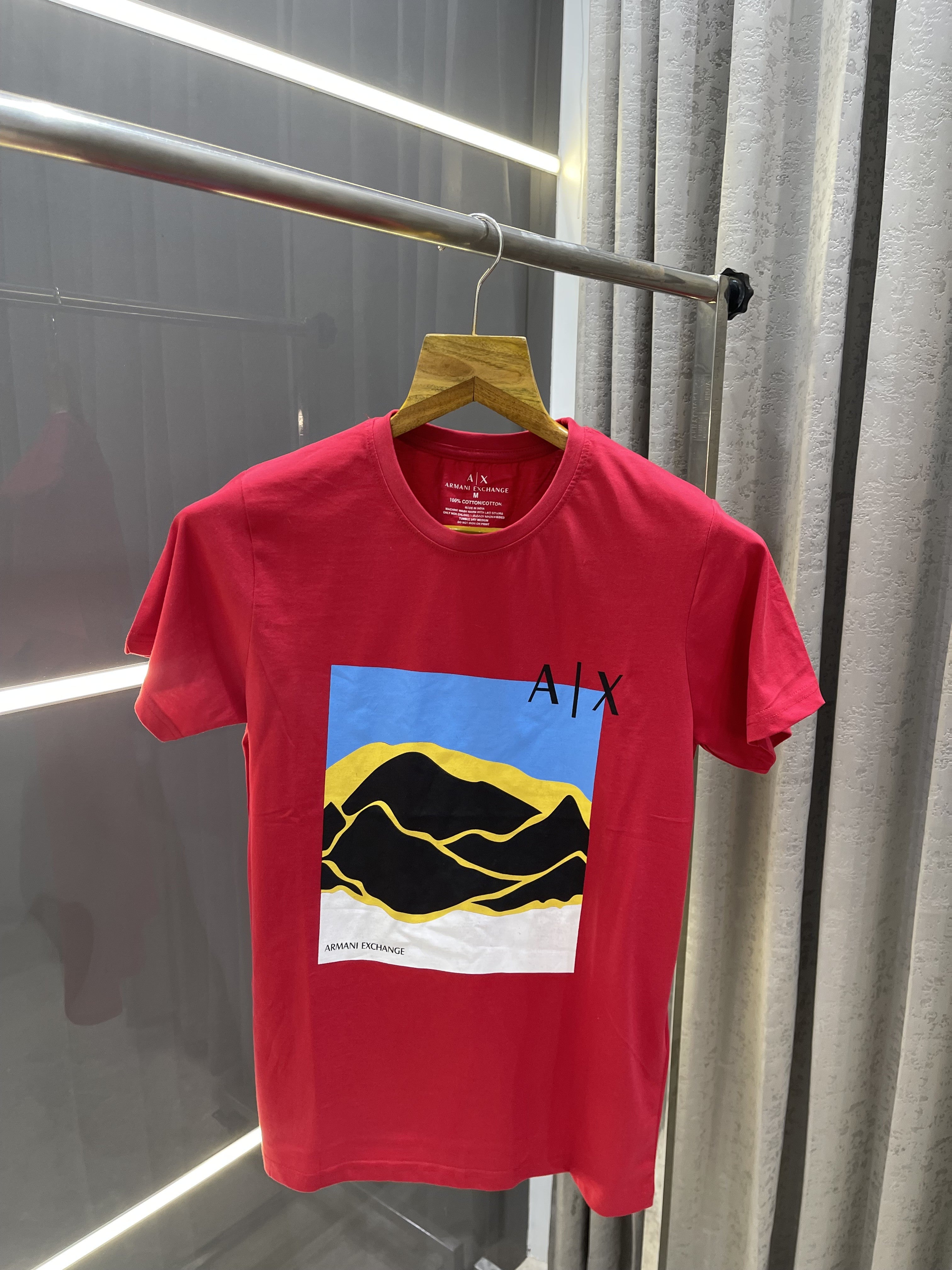 Big sale ARMAN.I RED PRINTED PREMIUM T-SHIRT