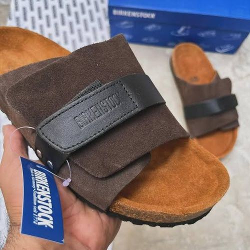 Birkenstock kyoto brown suede