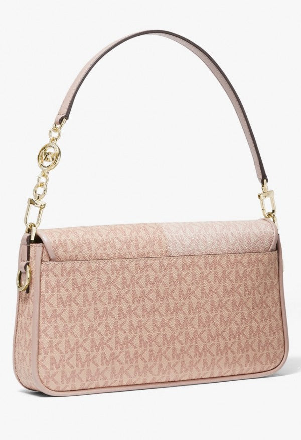 Michael Michael kors Bradshaw Two Tone Logo Convertible Shoulder bag with box 75