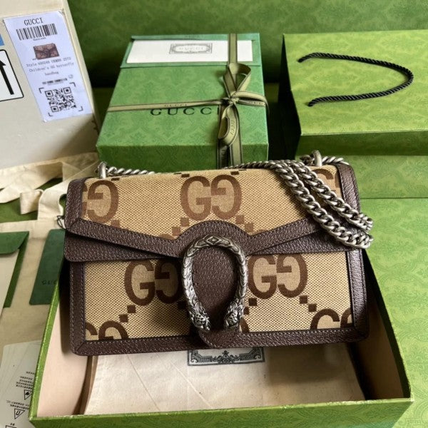 GUCC Dionysus Giant GG shoulder bag with box107