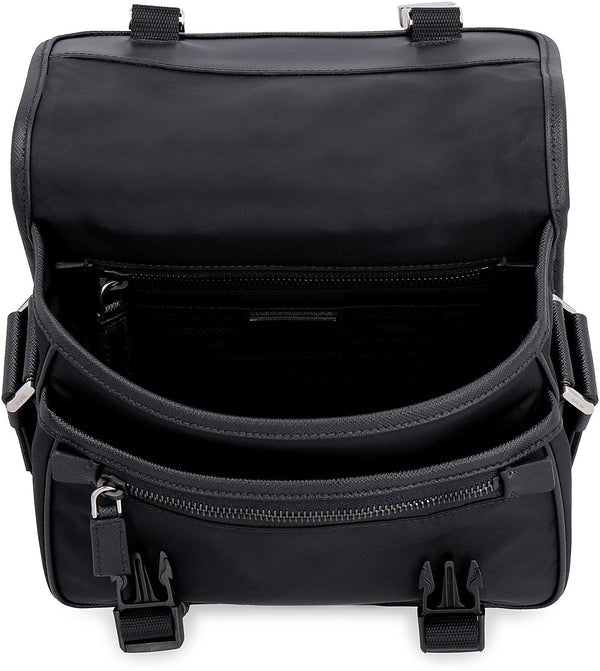 PRAD A Black Re Nylon Messenger Bag 137