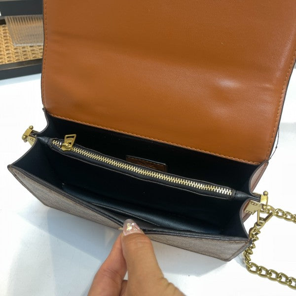 COAC H handbag with dual belt with box 166