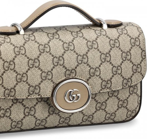 GUCC I Petite GG small monogram shoulder bag with double box 176