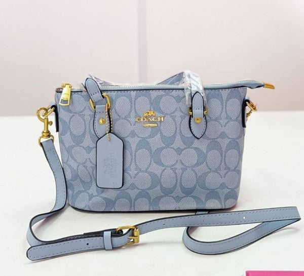 COAC H handbag with crossbody belt with folding box 184