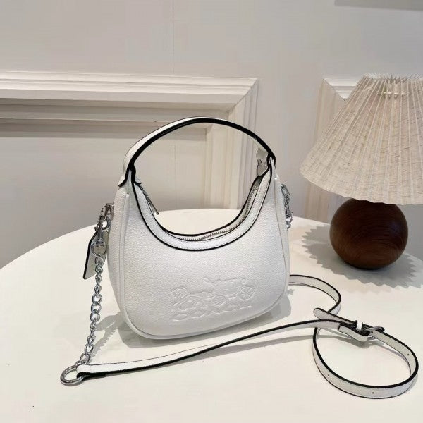 COAC H CARMEN SHOULDER BAG IN SIGNATURE JACQUARD With folding box 192
