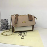 Coac  h Handbag Klare Crossbody in Blocked Signature Canvas With folding Box 196