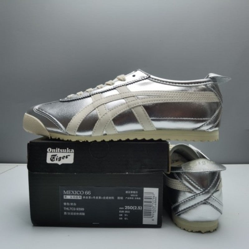 Onitsuka Tiger Mexico 66 Silver White Fix