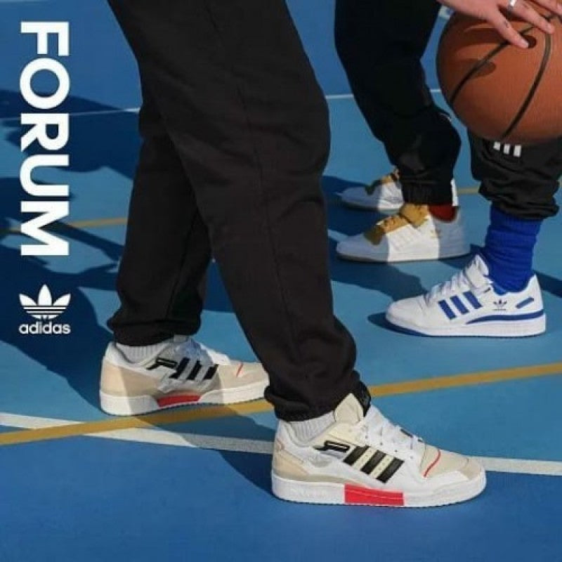 Adidass low forum exhibit cloud white