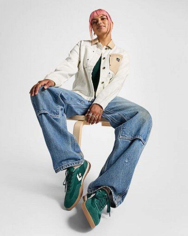 .Converse run star trainer green