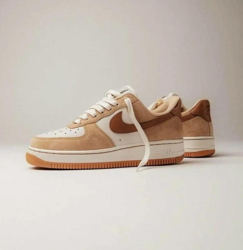 .NIKE Airforce 1 vacheta tan