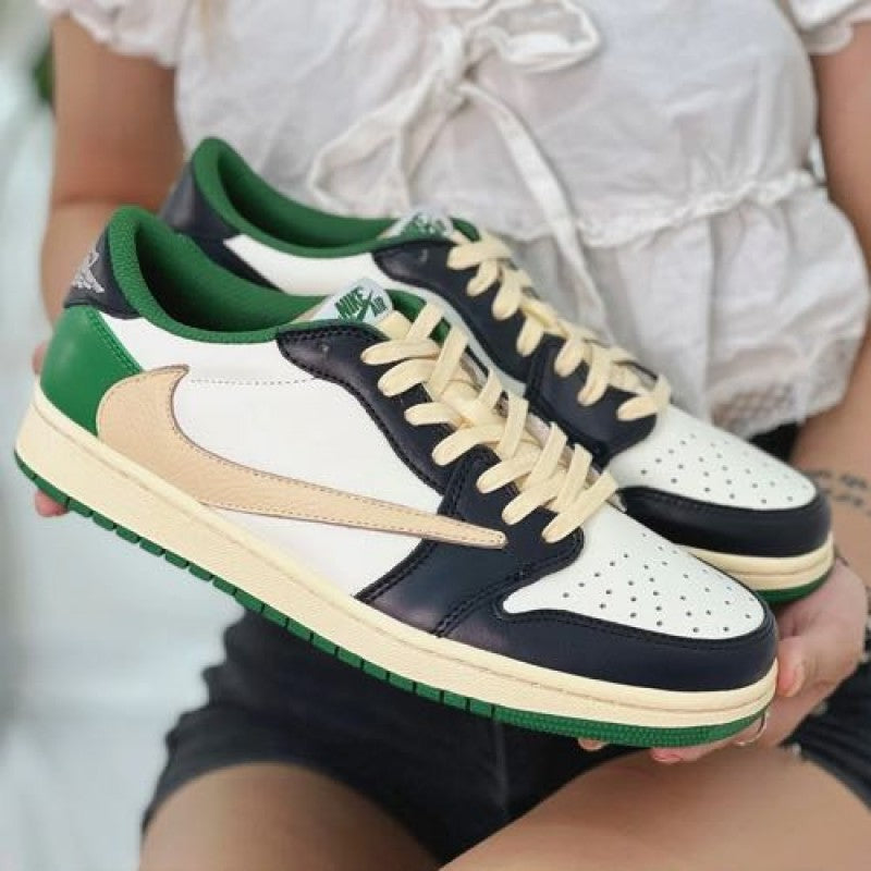 Nikee Air Jordan 1 Travis scott Pine Green SEMI UA