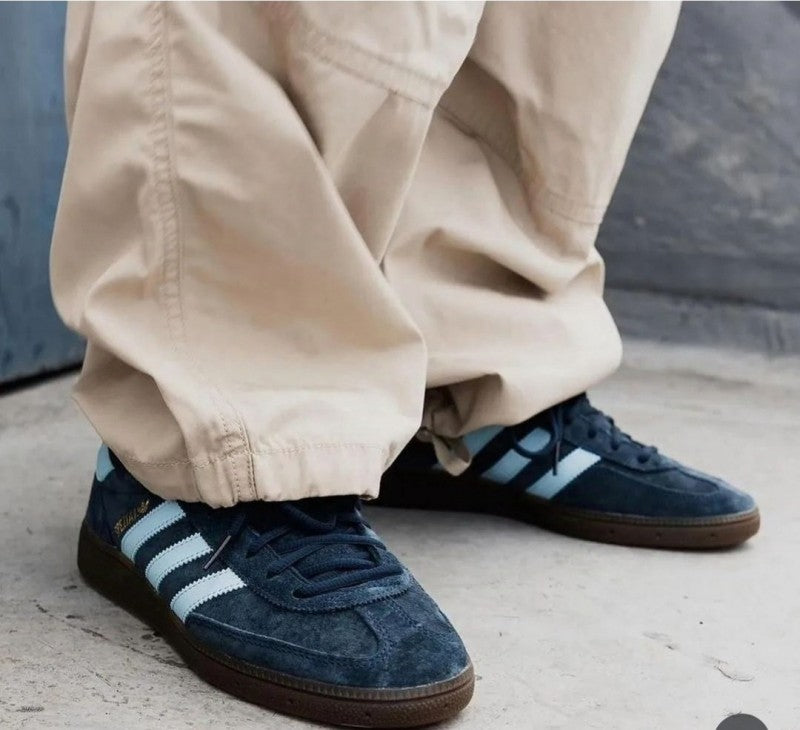 Adidass Handball Spezial Navy Gum Clear Sky Blue Shoes