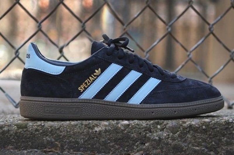 Adidass Handball Spezial Navy Gum Clear Sky Blue Shoes