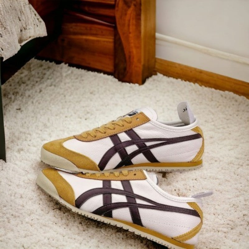 ONITSUKA TIGER SNEAKERS MEXICO 66 CREAM LICORICE BROWN Fix