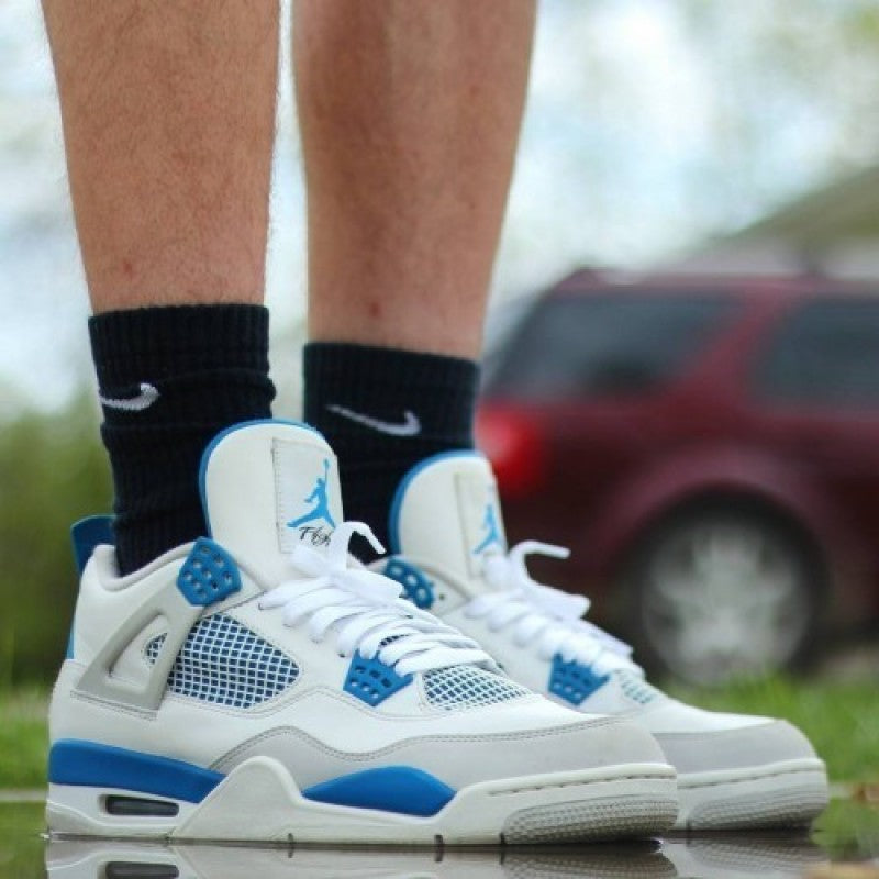 Air JORDAN RETRO 4 MILITARY BLUE