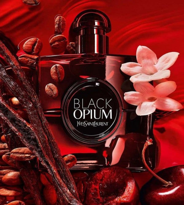 YSL BLACL OPIUM OVER RED
