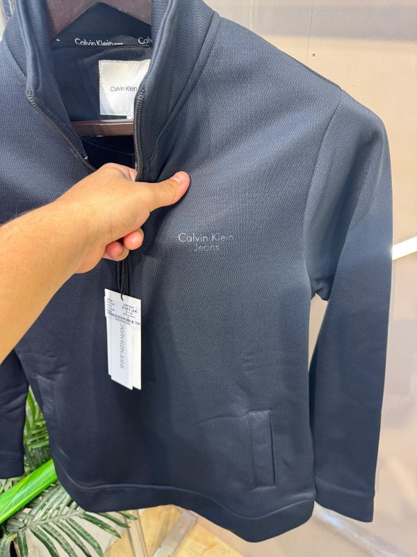 CALVIN.KLEIN.BLACK.IMPORTED.HEAVY.GSM.FABRIC.FRONT.BRAND.LOGO.VERY.PREMIUM.SWEATSHIRT