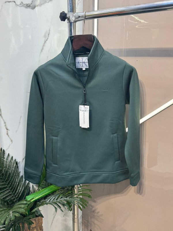 CALVIN.KLEIN.GREEN.IMPORTED.HEAVY.GSM.FABRIC.FRONT.BRAND.LOGO.VERY.PREMIUM.SWEATSHIRT