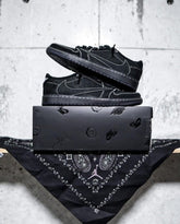 Travis Scott x AJ1 Low Black Phantom Semi UA Quality