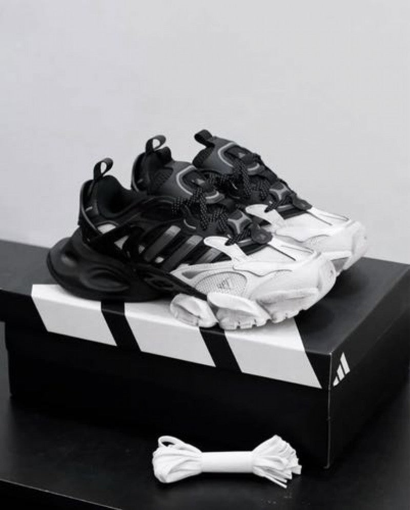 xlg runner deluxe white black