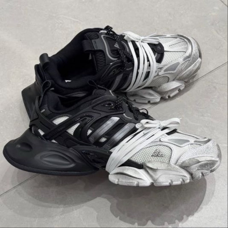 xlg runner deluxe white black