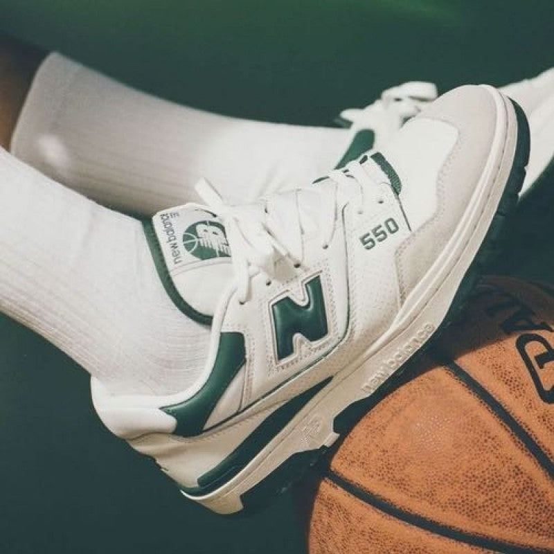 New Balance 550 White Green for women fix