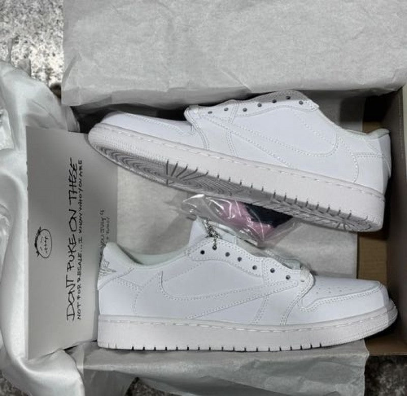 Nikee Air Jordan 1 Travis scott All White