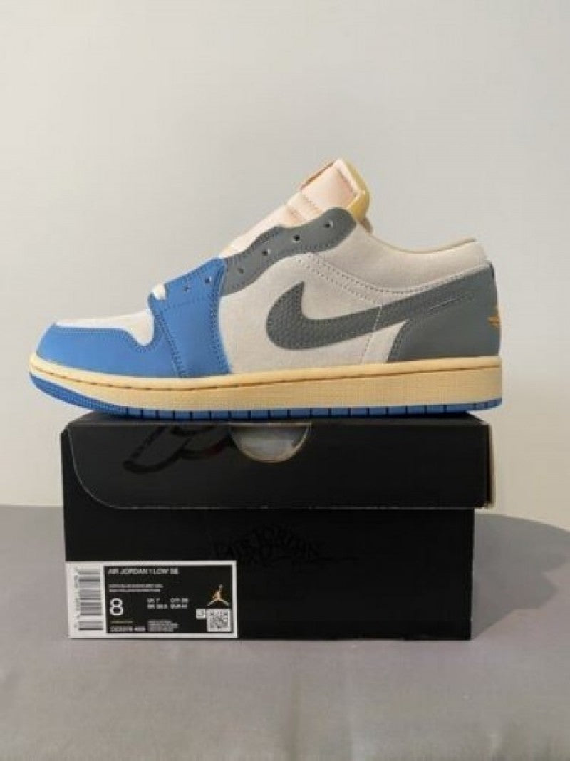 . Air jordan retro 1 low tokyo vintage unc grey SALE