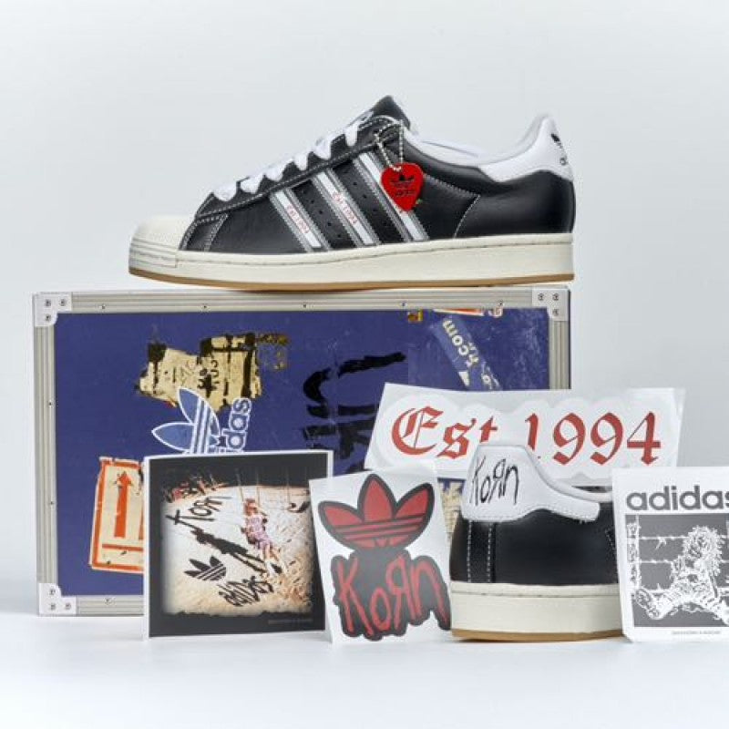 Adidass Superstar KoRn Black White