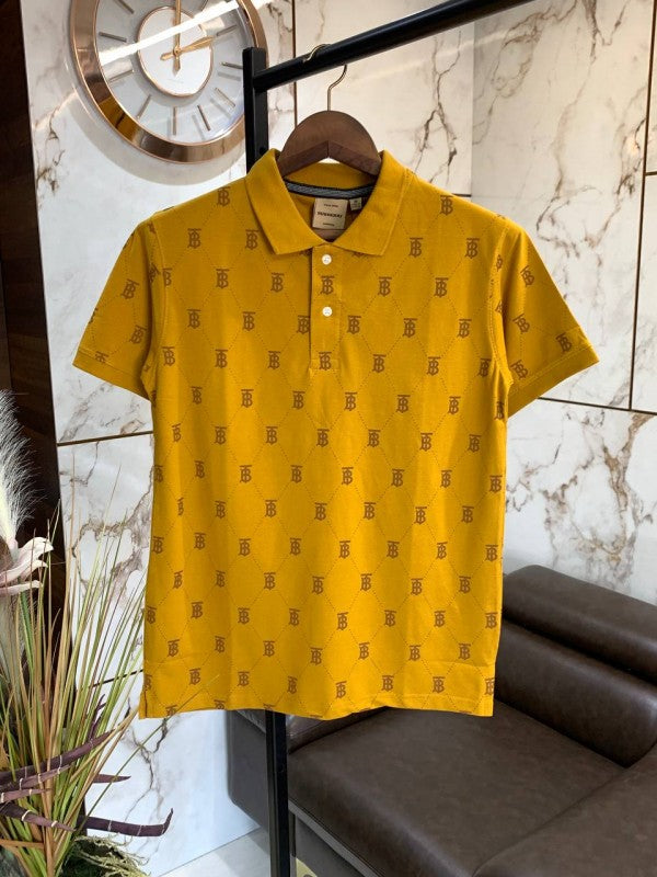 BURBERR Y POLO T-SHIRTS 1087 YELLOW