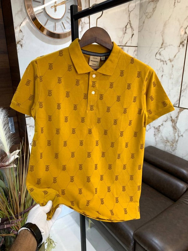 BURBERR Y POLO T-SHIRTS 1087 YELLOW
