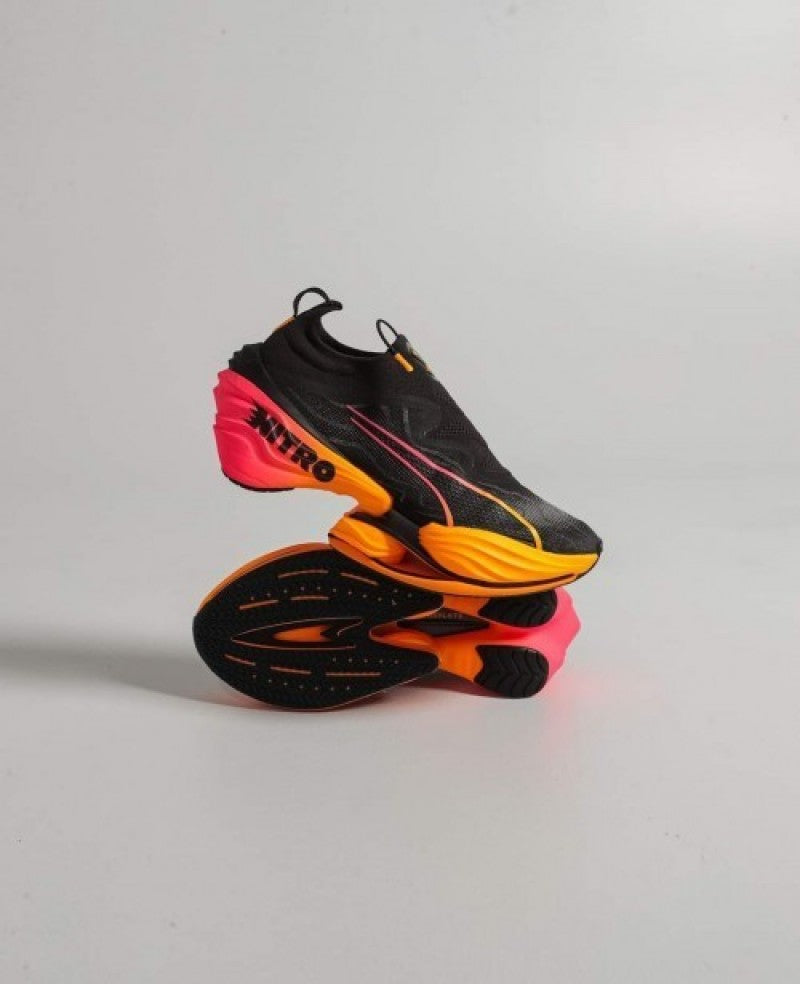 Pumaa Fast RB Nitro Elite Black Sunsets Glow