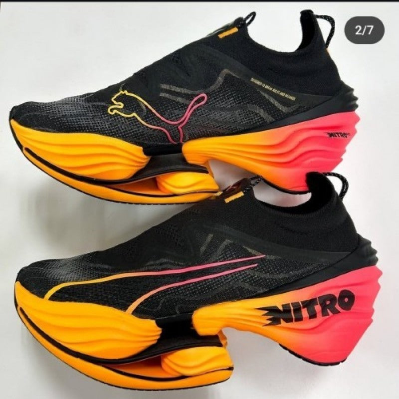 Pumaa Fast RB Nitro Elite Black Sunsets Glow