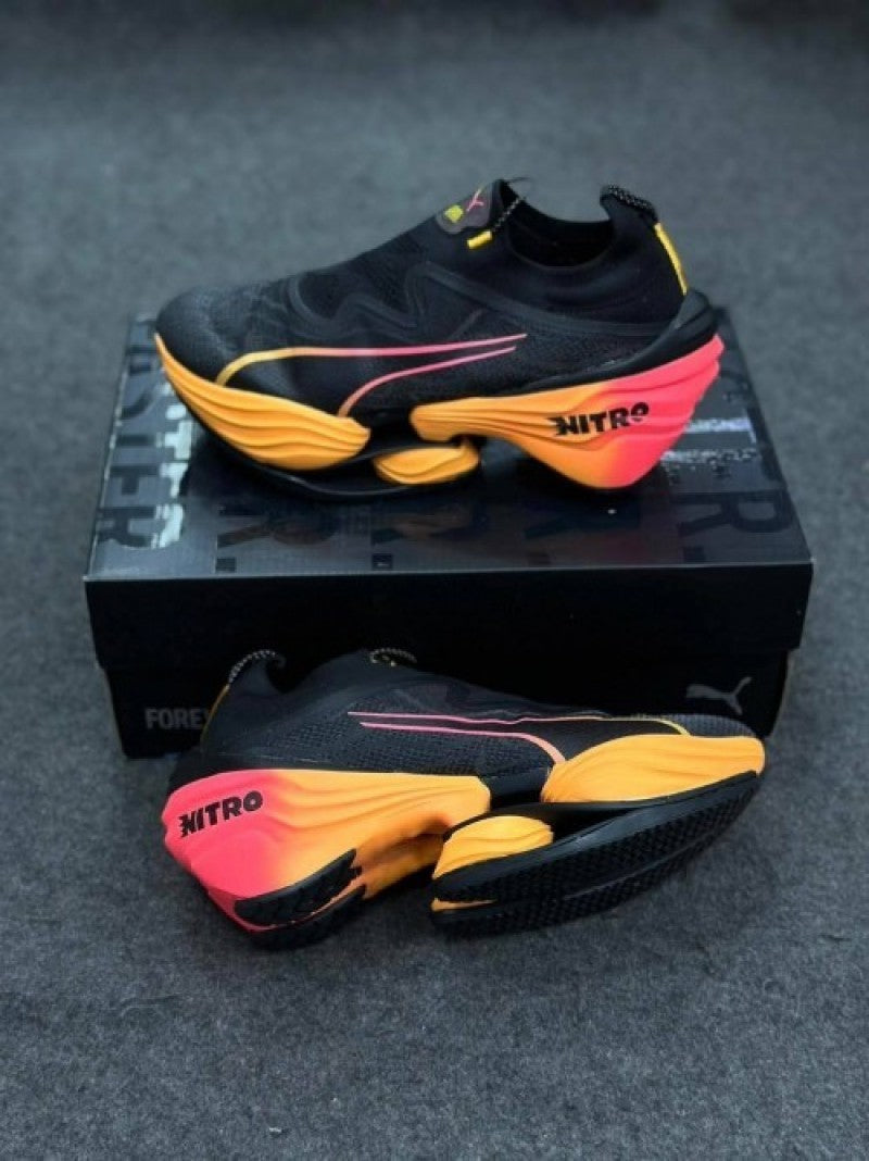 Pumaa Fast RB Nitro Elite Black Sunsets Glow