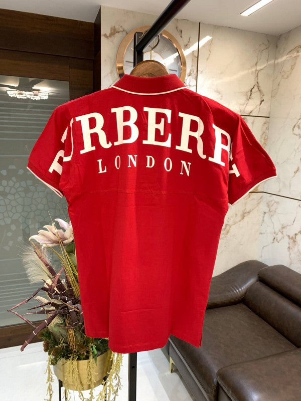 BURBERR Y POLO T-SHIRTS 1099 RED