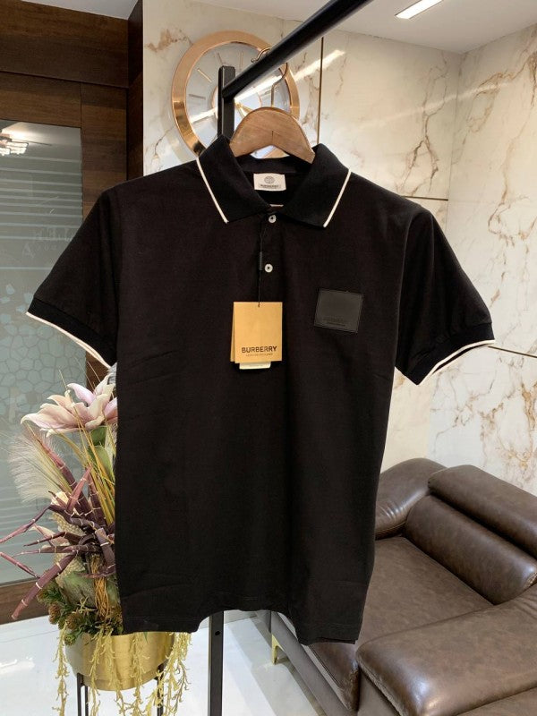 BURBERR Y POLO T-SHIRTS 1099 BLACK