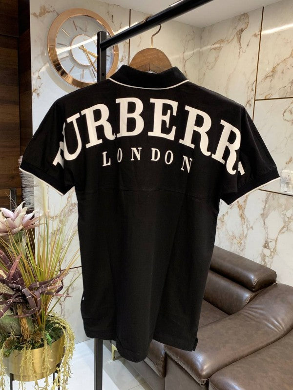 BURBERR Y POLO T-SHIRTS 1099 BLACK