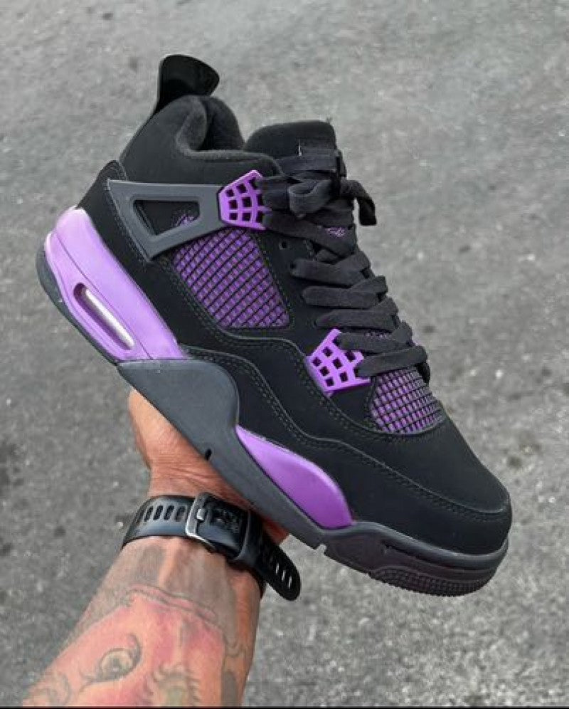 Nikee Air Jordan 4 Purple Thunder semi ua