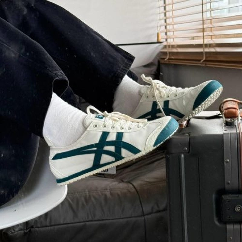 Premium Tiger teal Leather Mens fix