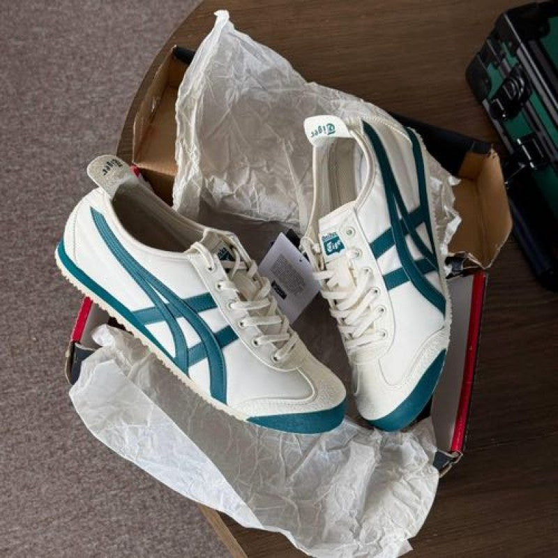 Premium Tiger teal Leather Mens fix