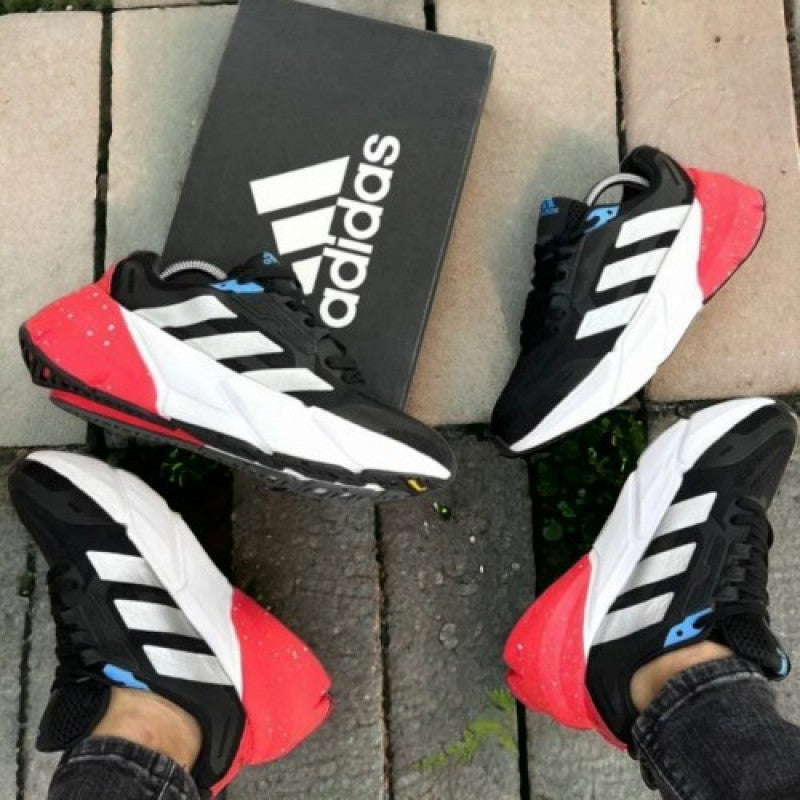 Adida s adistar running shoes black white red