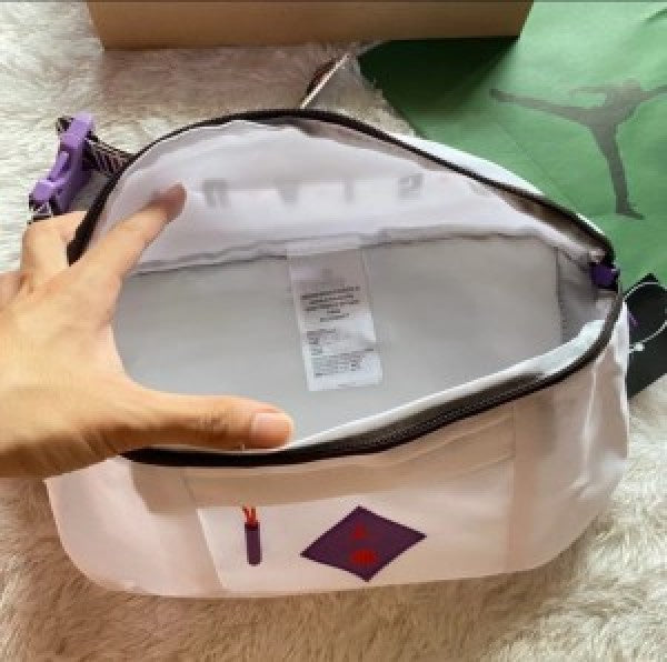 Air Jordan Fanny Bag Waist Pouch Unisex (White F072)
