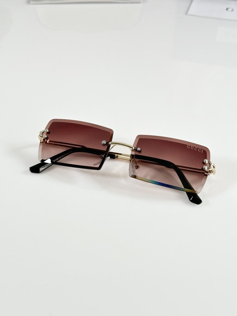 Gucci 5252 Gold Brown DC